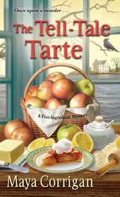 Cover of The Tell-Tale Tarte with ingredients for an apple tart