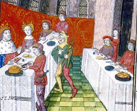 15th century feasts with savory pies in a crust known as a coffin